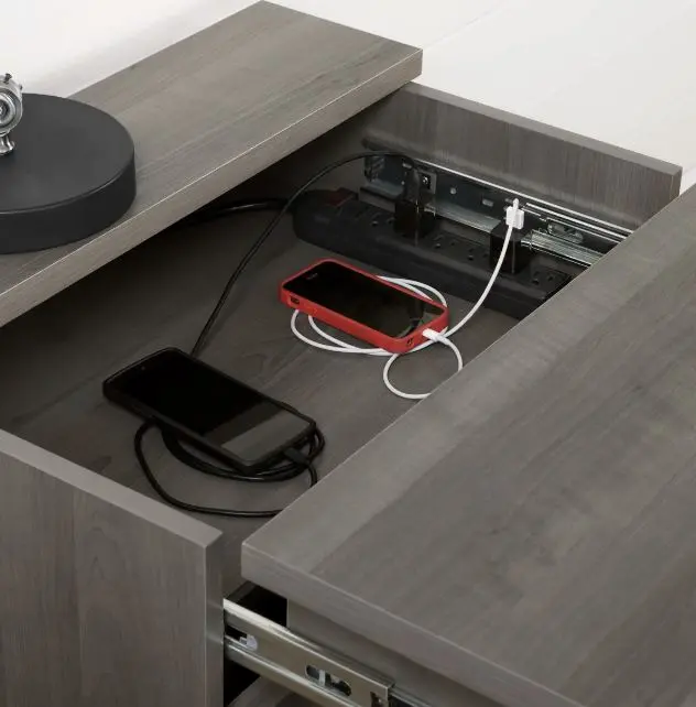 10556 Versa Gray Maple Nightstand with Charging Station-3