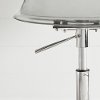 100214 Clear Smoked Gray Acrylic Office Chair with Wheels - Annexe-3