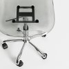 100214 Clear Smoked Gray Acrylic Office Chair with Wheels - Annexe-4
