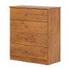 10683 Country Pine 4-Drawer Chest - Libra-2