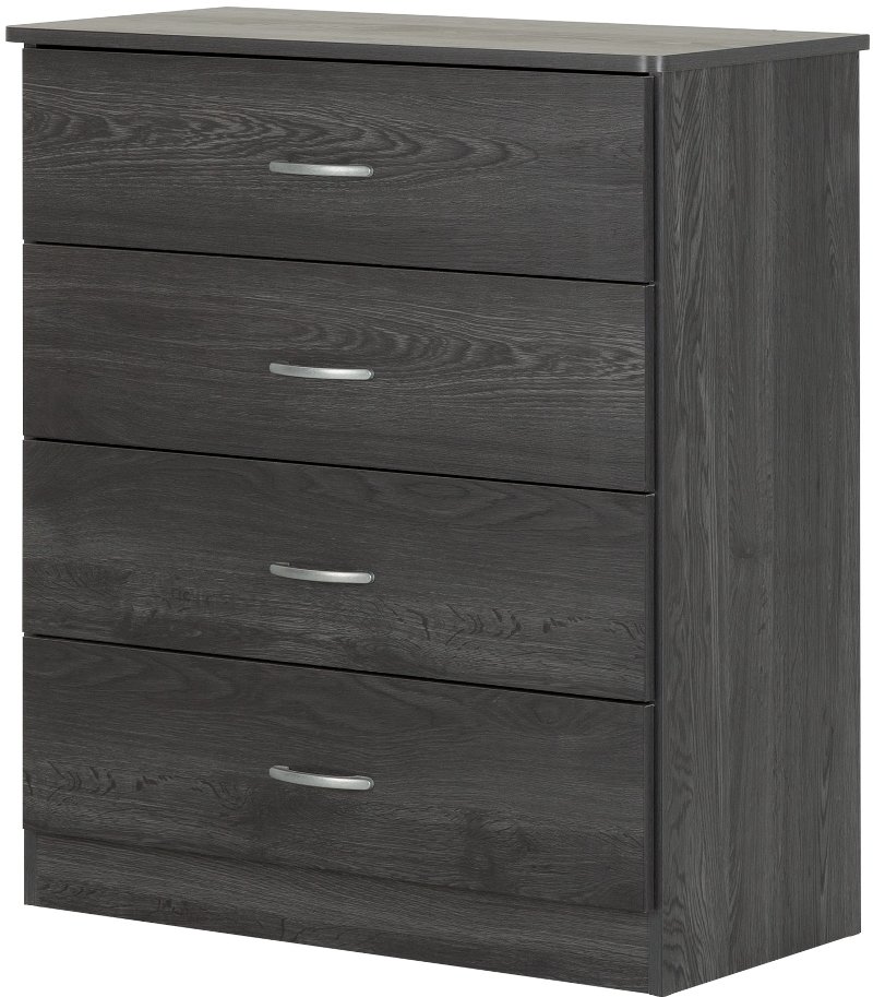Gray Oak 4 Drawer Chest Libra Rc Willey Furniture