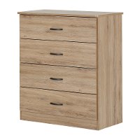 10686 Rustic Oak 4-Drawer Chest - Libra