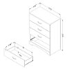 10691 Cherry 4-Drawer Chest - Step One-3