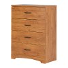 10692 Country Pine 4-Drawer Chest - Step One