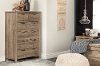 10254 Weathered Oak 6-Drawer Chest of Drawers - Lionel-2