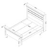 10256 Weathered Oak 60 Inch Queen Bed - Lionel-5