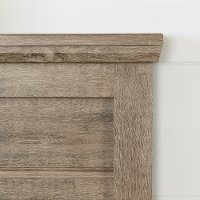 10302 Weathered Oak Queen Headboard - Lionel-3