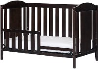 3559350 Espresso 2-in-1 Crib with Toddler Rail - Angel-2