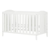 3580350 Pure White 2-in-1 Crib with Toddler Rail - Angel-2