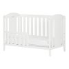 3580350 Pure White 2-in-1 Crib with Toddler Rail - Angel-3