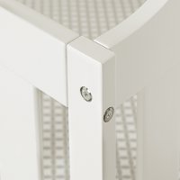 3580350 Pure White 2-in-1 Crib with Toddler Rail - Angel-4