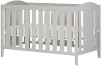 10590 Soft Gray 2-in-1 Crib with Toddler Rail - Angel