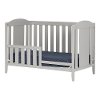 10590 Soft Gray 2-in-1 Crib with Toddler Rail - Angel-2