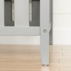 10590 Soft Gray 2-in-1 Crib with Toddler Rail - Angel-3