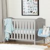 10719 Soft Gray Crib with Toddler Rail - Cookie