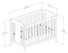 10723 Crib with Toddler Rail - Fundy Tide-5