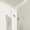 100259 Pure White Crib, Mattress & Toddler Rail - Angel-2