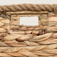 100242 Beige Rattan Basket - Storit-2