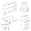 3159C4 Chocolate 4 Piece Bedroom Set (Full Size) - Step One-3