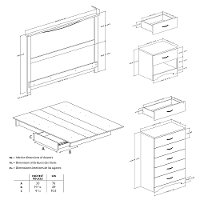 3159C4 Chocolate 4 Piece Full Size Bedroom Set - Step One-3