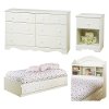 3210C4 White Wash 4 Piece Twin Bedroom Set - Summer Breeze-2