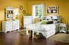 3210D4 White Wash 4 Piece Bedroom Set (Full Size) - Summer Breeze