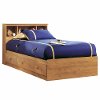 3432A2 Country Pine Twin Storage Bed and Headboard - Little Treasures-2
