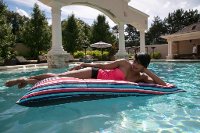 950923 Fiesta Cozumel Stripe SunMax - Lagoon Lounger