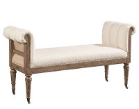 Magnolia Home Furniture Reveal Ivory Bench - Architectural