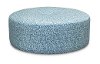 Contemporary Denim Blue Cocktail Ottoman - Nora-1