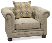 Traditional Otter Gray Chair - Alston