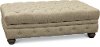 Traditional Otter Gray Storage Ottoman - Alston