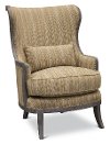 Traditional Pottery Tan Accent Chair - Alston