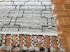 8 x 10 Large Ivory, Dark Brown & Charcoal Gray Area Rug - Austin-2