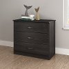 10433 Gray Oak 3-Drawer Chest - Libra