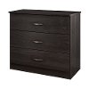 10433 Gray Oak 3-Drawer Chest - Libra-2