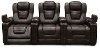 Brown Leather-Match 3 Piece Power Home Theater Seating - Big-Chief-2
