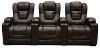 Brown Leather-Match 3 Piece Power Home Theater Seating - Big-Chief-4