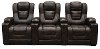 Brown Leather-Match 3 Piece Power Home Theater Seating - Big-Chief-5