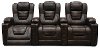 Brown Leather-Match 3 Piece Power Home Theater Seating - Big-Chief-6