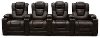 Brown Leather-Match 4 Piece Power Home Theater Seating - Big-Chief-2