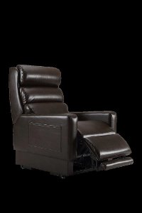 N/A Saddle Brown Mobility Reclining Lift Chair - Retract-Arm