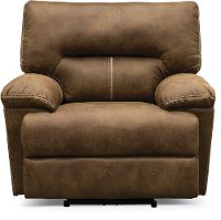 Mocha Brown Power Recliner - Parker Valley