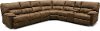 Mocha Brown 3 Piece Power Reclining Sectional - Parker Valley-4
