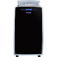 MM14CCS Honeywell Portable Air Conditioner with LED Display and Remote 14000 BTU - Black and White