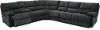 Charcoal Gray 3 Piece Power Reclining Sectional - Parker Valley-2