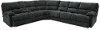 Charcoal Gray 3 Piece Power Reclining Sectional - Parker Valley-4