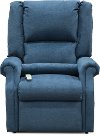 Graceland Mystic Blue Lift Chair - Layflat