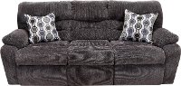 Chocolate Brown Power Reclining Sofa - Tribute