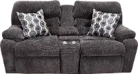 Tribute Chocolate Power Reclining Loveseat